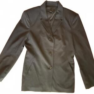 90s Vintage Women's Black Blazer The Limited Stretch Medium Work Wear